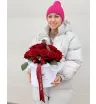 Коробочка красных роз
