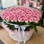 Цветы в корзине