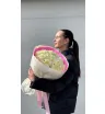 Классический букет белых роз 25