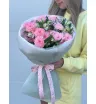 Букет с хризантемой и альстромерией