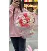 Букет с эквадорской розой и диантусом