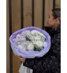 Букет гортензий, ромашек и хризантем