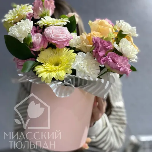 Стильная коробка &laquo;Цветочный Коктейль&raquo;