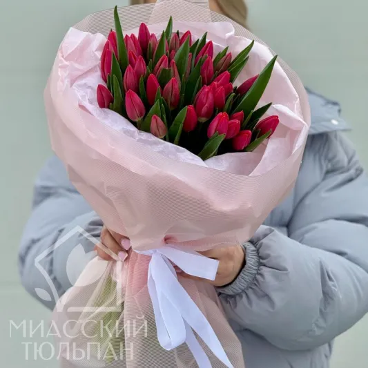 Монобукет тюльпанов