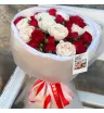 Букет садовых и пионовидных кустовых роз 2