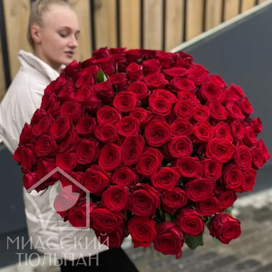 101 роза 80 см