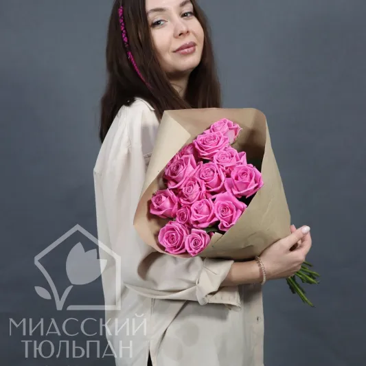 Букет роз Aqua 15 шт