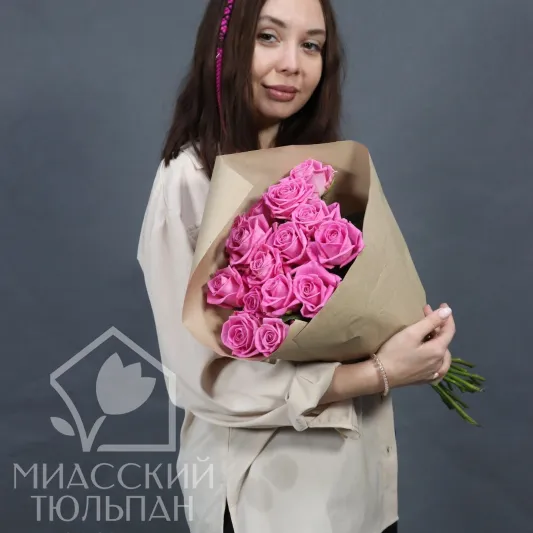 Букет роз Aqua 15 шт