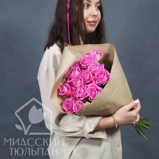 Букет роз Aqua 15 шт