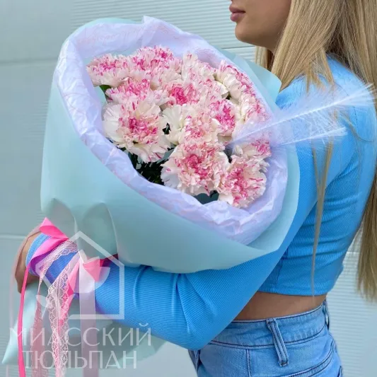 Букет из 15 диантусов