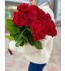 Букет из 15 высоких красных роз